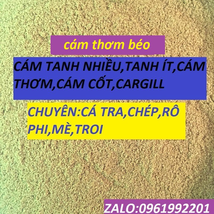 Combo 3 gói Cám thơm béo câu cá,đặc biệt ko tanh-MỒI THƠM CÂU CÁ