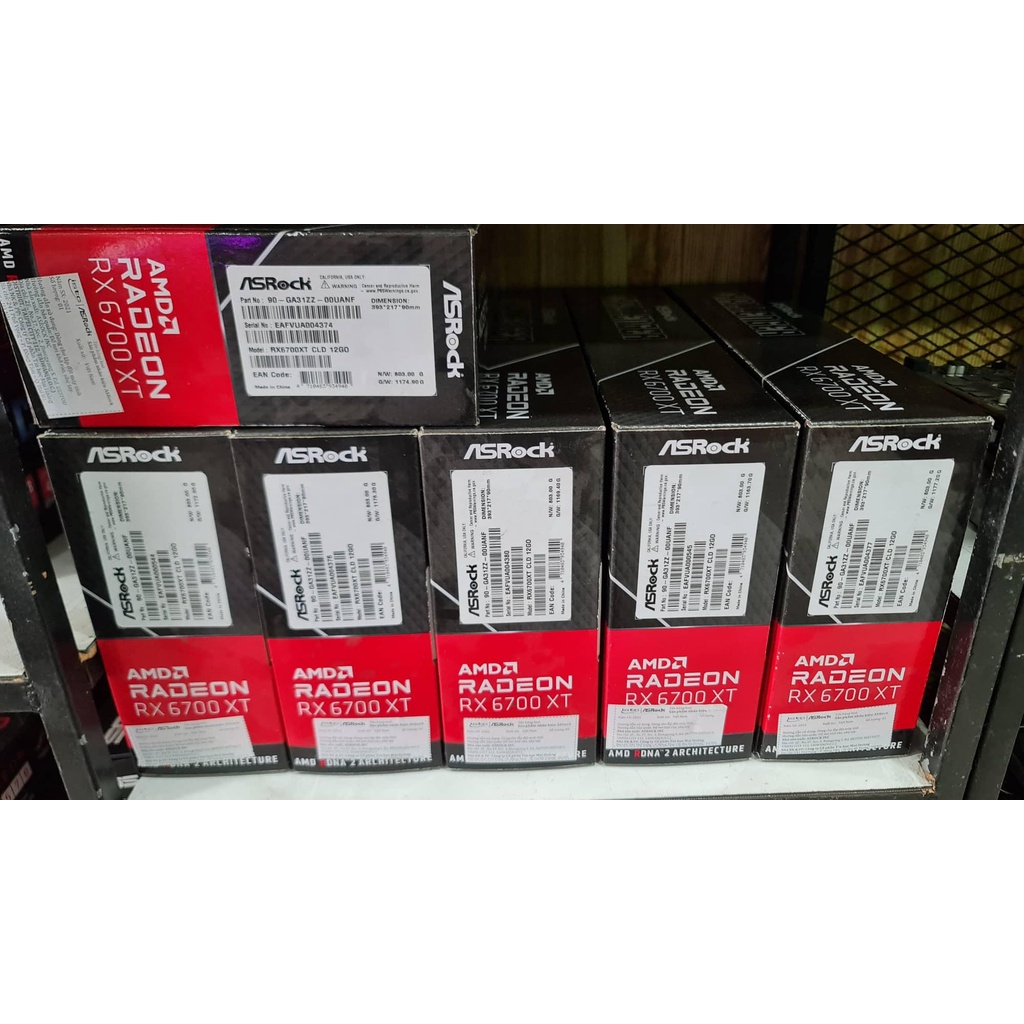 Card đồ họa Gigabyte/MSI/ASROCK Radeon RX 6700 XT 12G còn bảo hành chính hãng 2024 -2nd | BigBuy360 - bigbuy360.vn