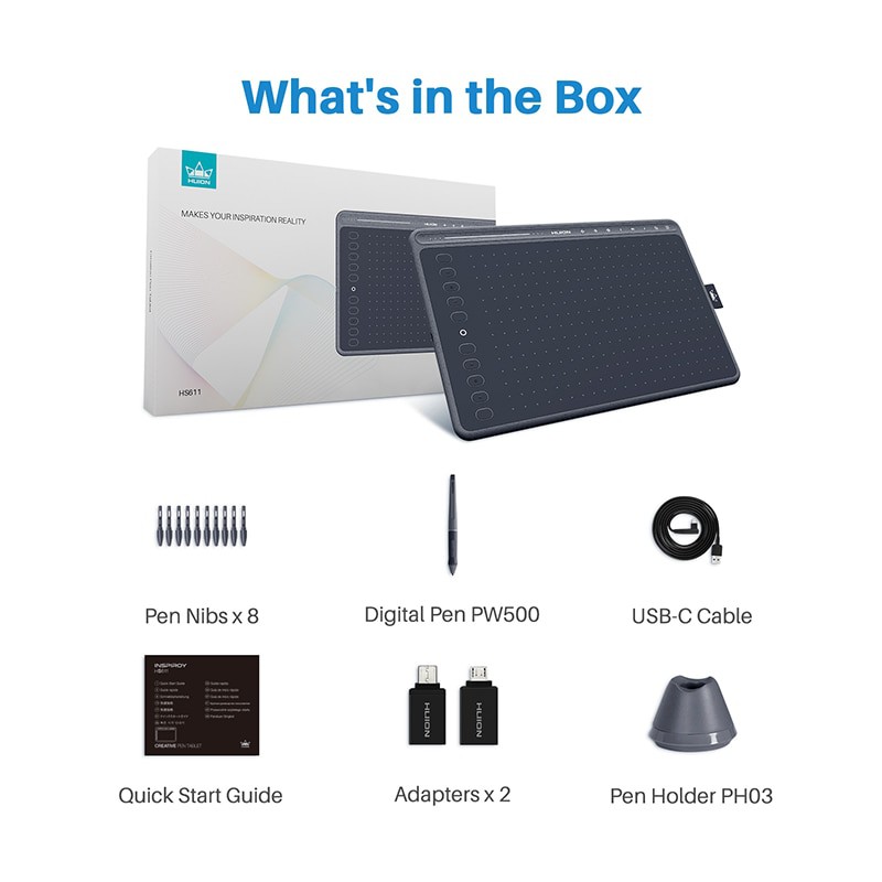 Bảng vẽ Huion HS-611 multimedia