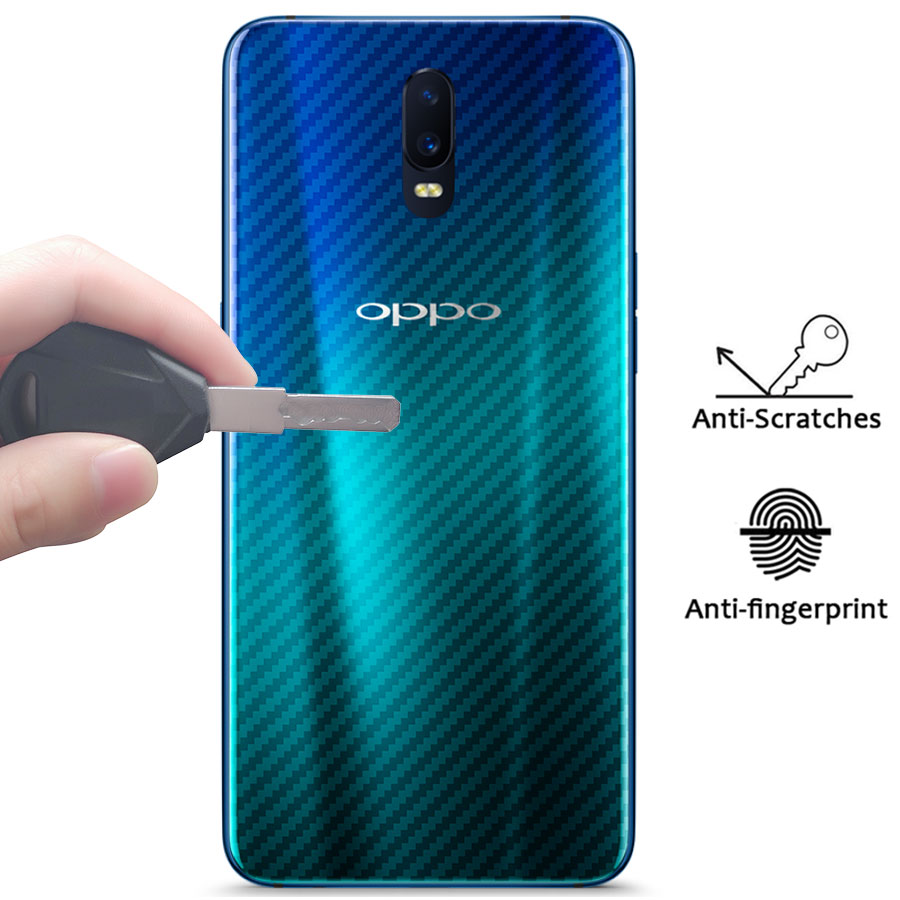 3Pieces/lot OPPO F7 F9 F11 Pro A12 A31 A91 A92 A92S Reno 2 3 A3S A5S A5 A9 2020 A1K Carbon Fiber Back Screen Protector Film