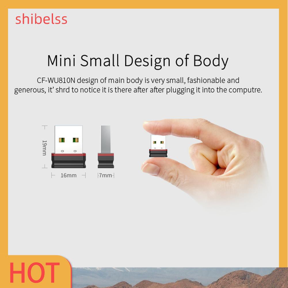 Usb 2.0 Wifi 150mbps 2.4ghz Shibelss Comfast Cf-Wu810N Thẻ | BigBuy360 - bigbuy360.vn