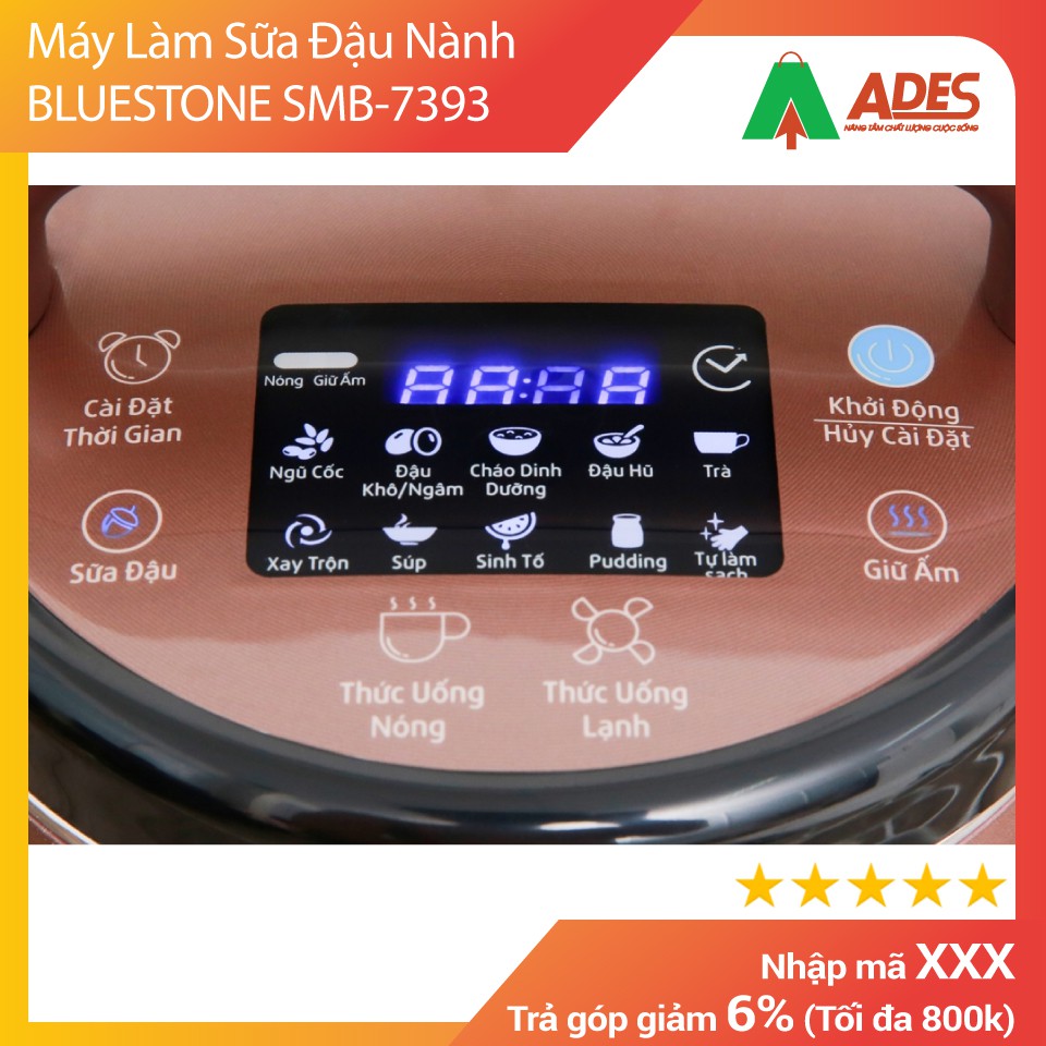 Máy Làm Sữa Đậu Nành BLUESTONE SMB-7393