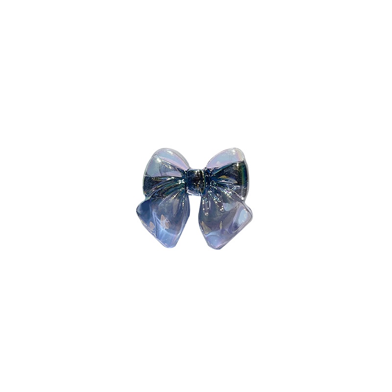 Kẹp Tóc Nữ Trong Suốt Đính Nơ Thời Trang Mùa Hè Xinh Xắn