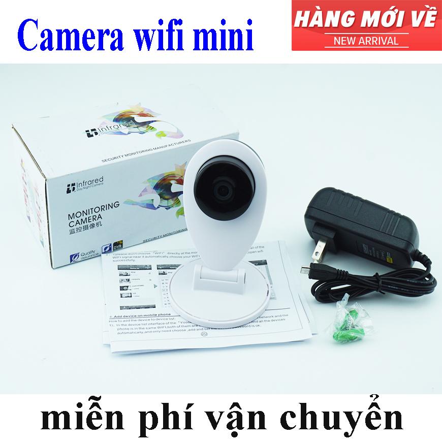 Camera Wifi Hd 1080P Ip Camera Đôi 720 Độ Ống Kính Toàn Cảnh Mini Video Giám Sát An Ninh Phát Hiện Chuyển Động