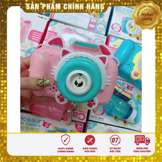 Máy ảnh bắn bong bóng có Nhạc+ Đèn 💖FREESHIP💖 Giảm 5K Khi Nhập Mã [JAZINO ĐỒ GIA DỤNG ]