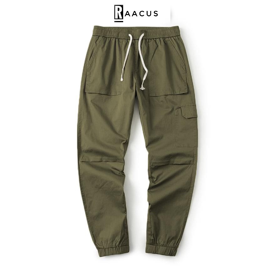 Quần nam jogger túi hộp ống suông, quần jogger nam chất gió thời trang nam RAACUS-Q095