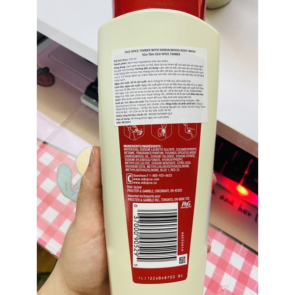 Sữa Tắm Old Spice USA Nhiều Mùi 473ml