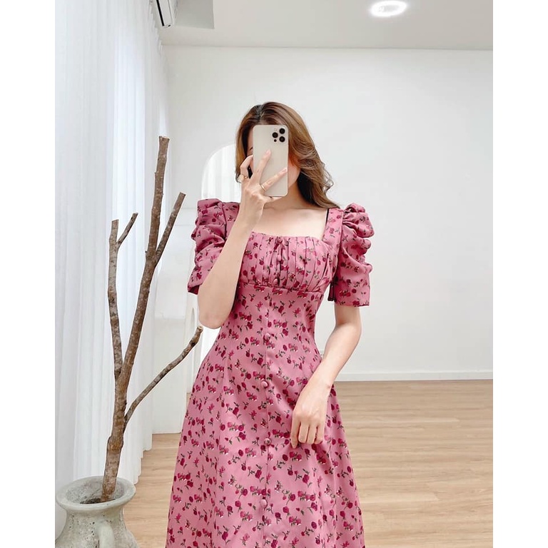 ĐẦM HOA TAY NHÚN