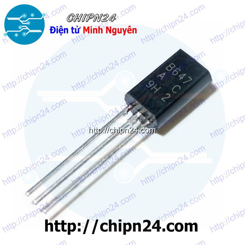 [10 CON] Transistor B647 TO-92L PNP 1A 120V (2SB647)