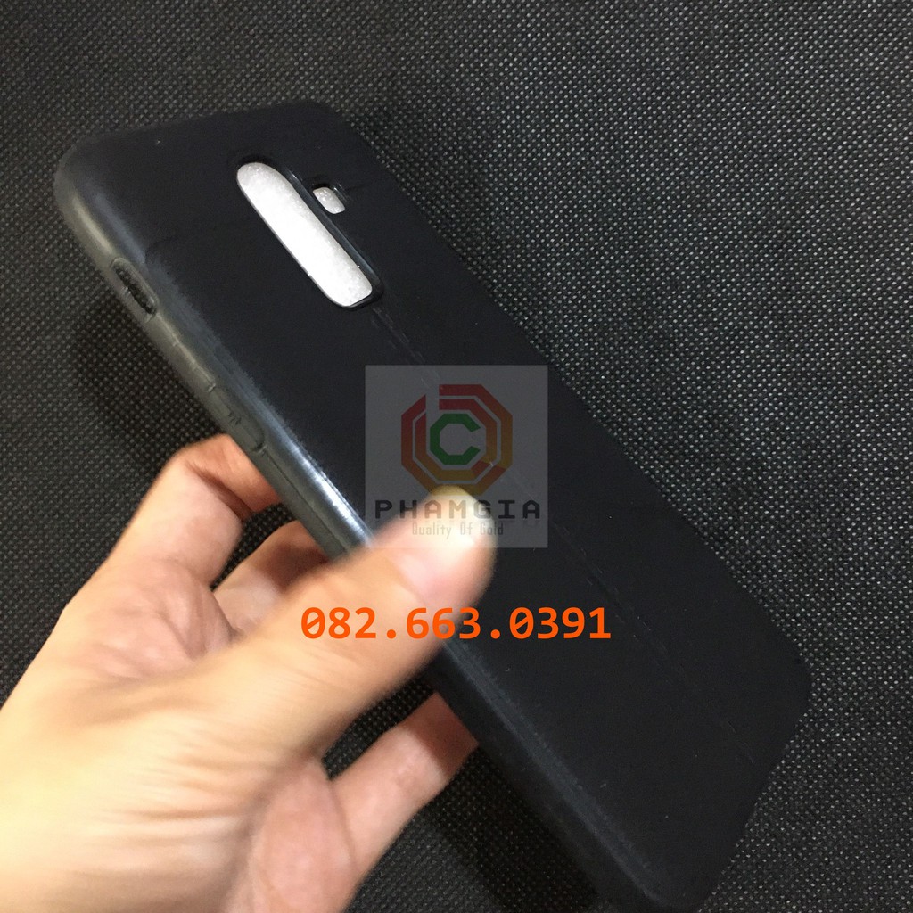 Ốp lưng Samsung A6+ 2018 dẻo đen siêu dẻo siêu bền