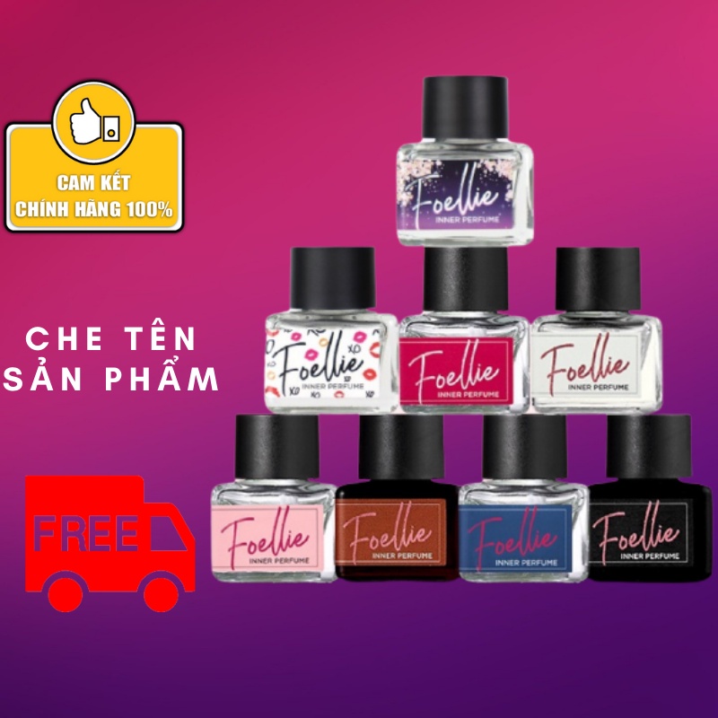 Nước Hoa Vùng Kín Foellie Chính Hãng Lưu Hương Cả Ngày, Giúp Khử Mùi Cô Bé, Làm Thơm Bím, Follie