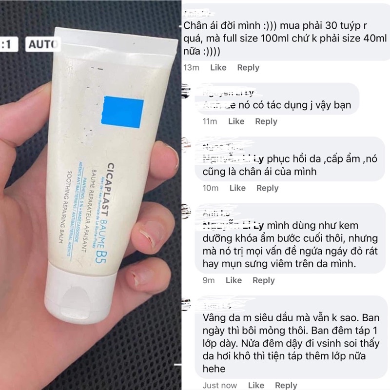 Kem dưỡng Baume B5 cấp ẩm phục hồi cho da nhạy cảm