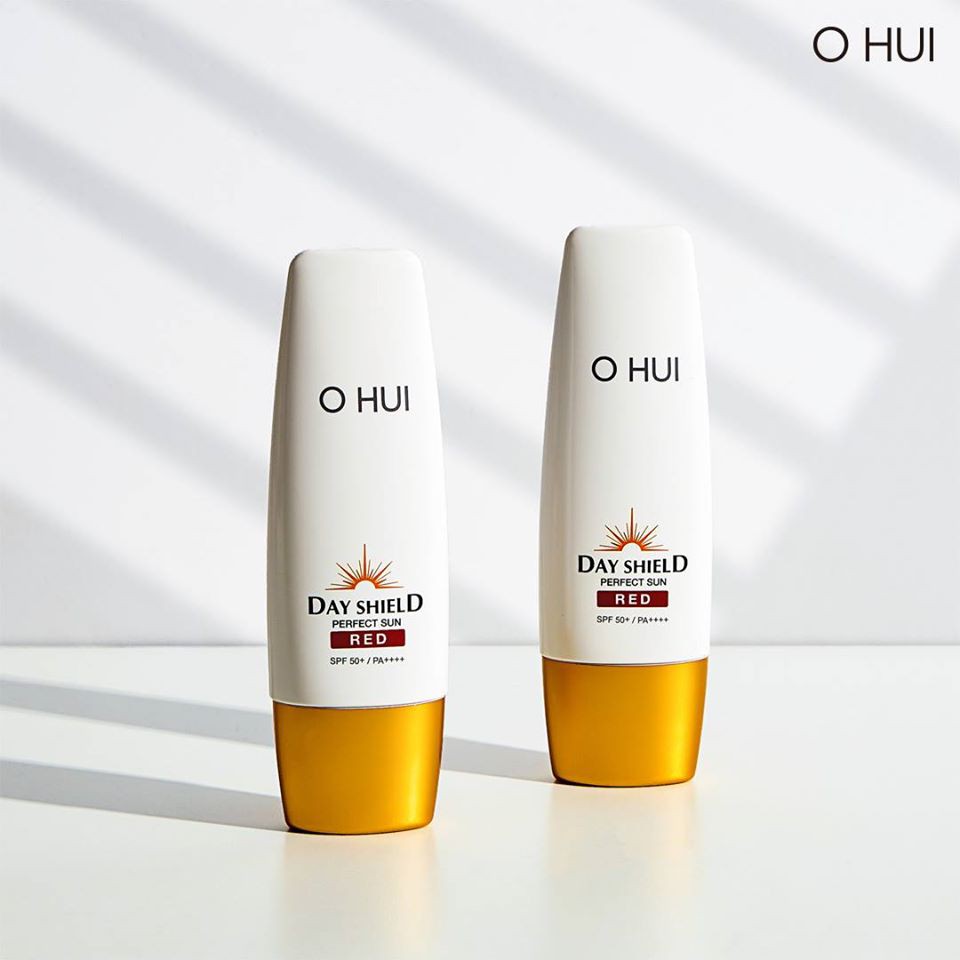 [Mã COSLUX158 giảm 150K] Kem chống nắng cho da nhạy cảm OHUI Day Shield Perfect Sun Red SPF50+ PA++++ 50ml