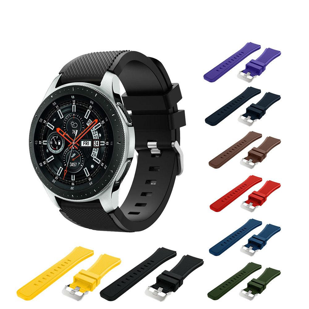 Dây Đeo Silicon 46mm Cho Đồng Hồ Thông Minh Samsung Galaxy Watch Gear S3 Frontier