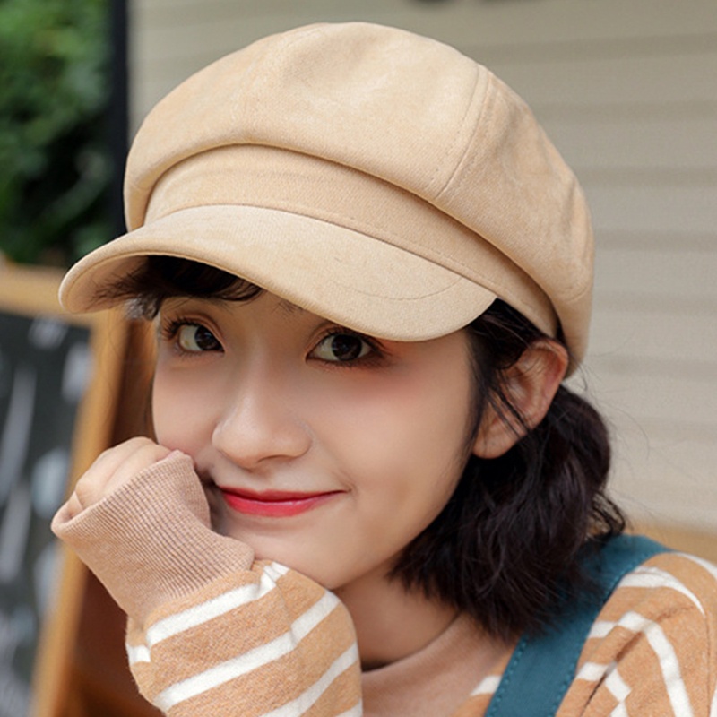 XIXI Mũ nồi màu trơn phong cách Nhật Bản cho nam