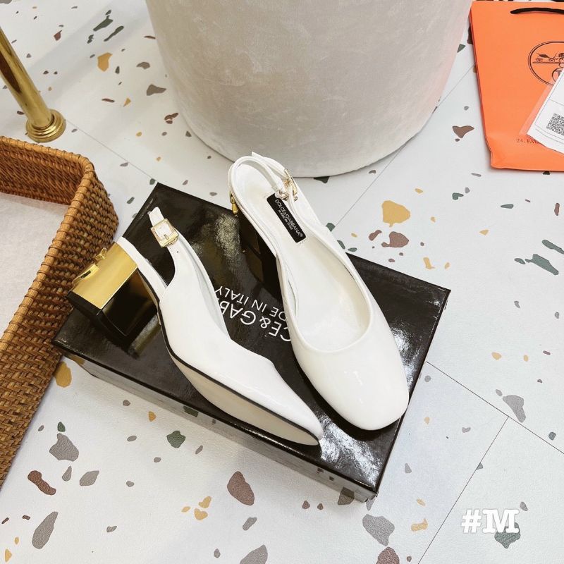 Cvx(ẢNH THẬT) Sandal 6p Gót Vàng Mũi Tròn Da Bóng Mềm Êm Fullbox Bill Túi Cao Cấp