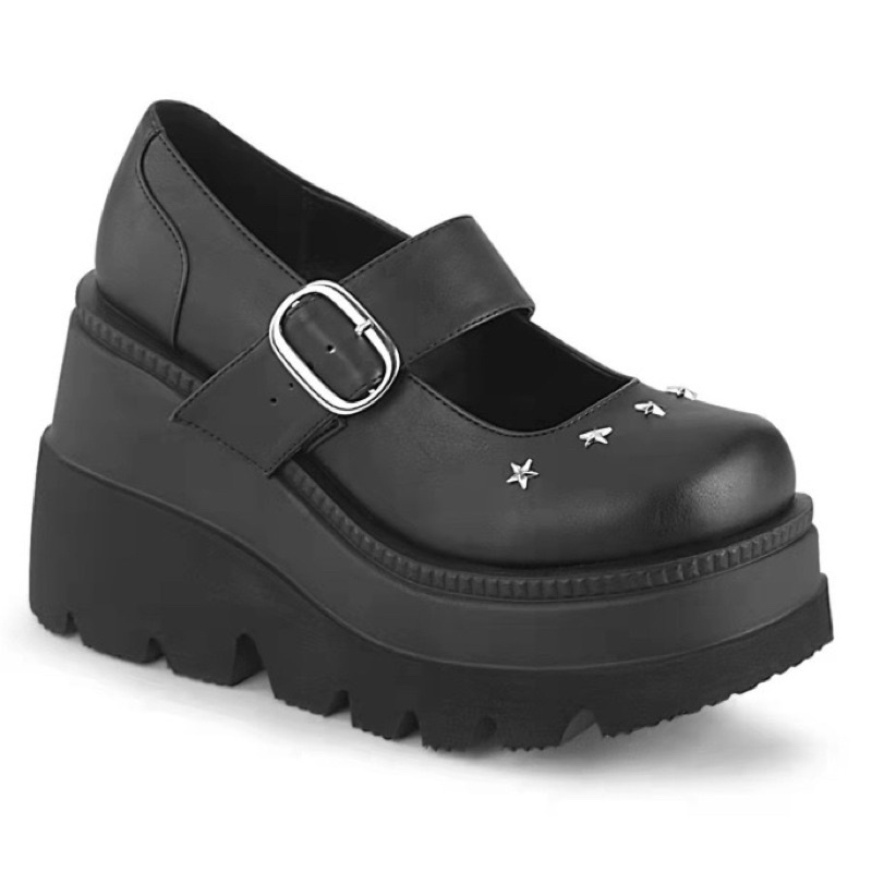 GIÀY BÚP BÊ 5 NGÔI SAO GOTHIC B285 ĐẾ CAO 10CMO