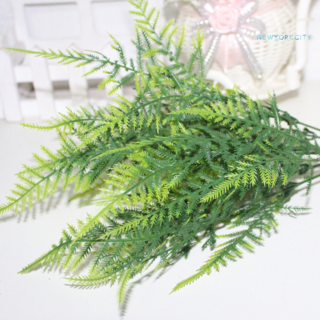 Nyc 1 Bó Cây Nhân Tạo Màu Xanh Lá Đa Năng Không Phai Màu Trang Trí Nội Thất