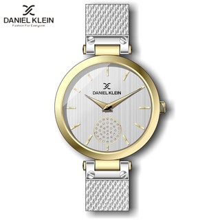 [Mã BMTTC60K giảm đến 60K đơn 50K] Đồng hồ nữ dây thép Daniel Klein DK.1.12309.4 , chính hãng full box , chống nước