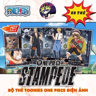 [Bộ Thẻ Bài] Toonies One Piece phiên bản điện ảnh màu đen - Phim Stampede 60 Thẻ.