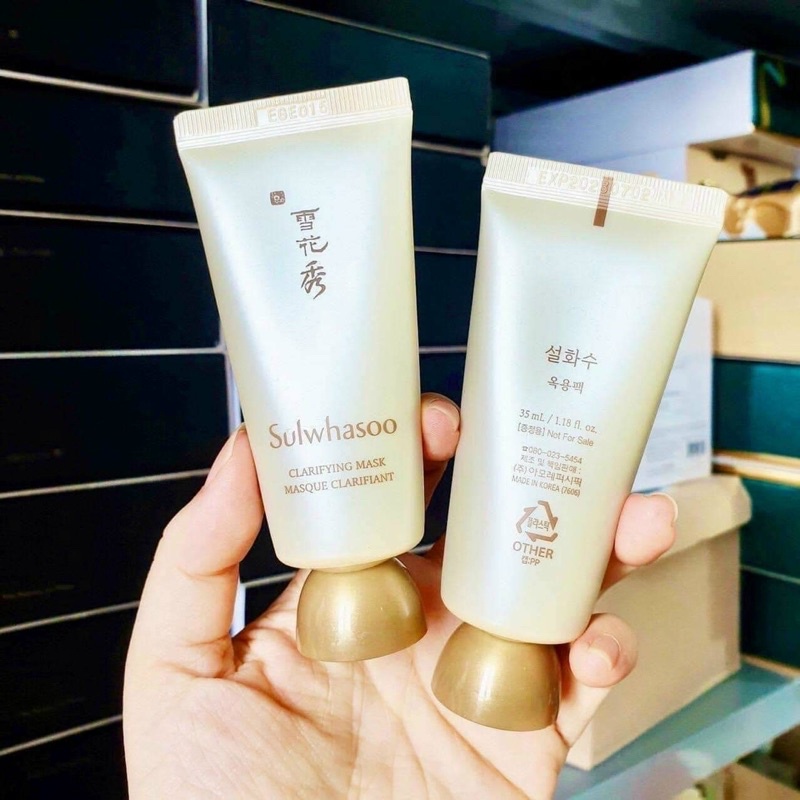 Mặt Nạ Lột Se Khít Lỗ Chân Lông Sulwhasoo Clarifying Mask EX 35ml, Mặt nạ lột thảo mộc Sulwhasoo