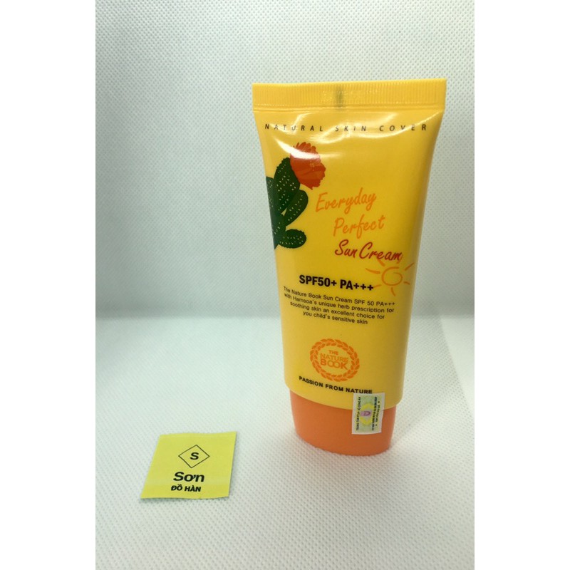 Kem chống nắng hoàn hảo hàng ngày SPF50+/PA The Nature Book | BigBuy360 - bigbuy360.vn