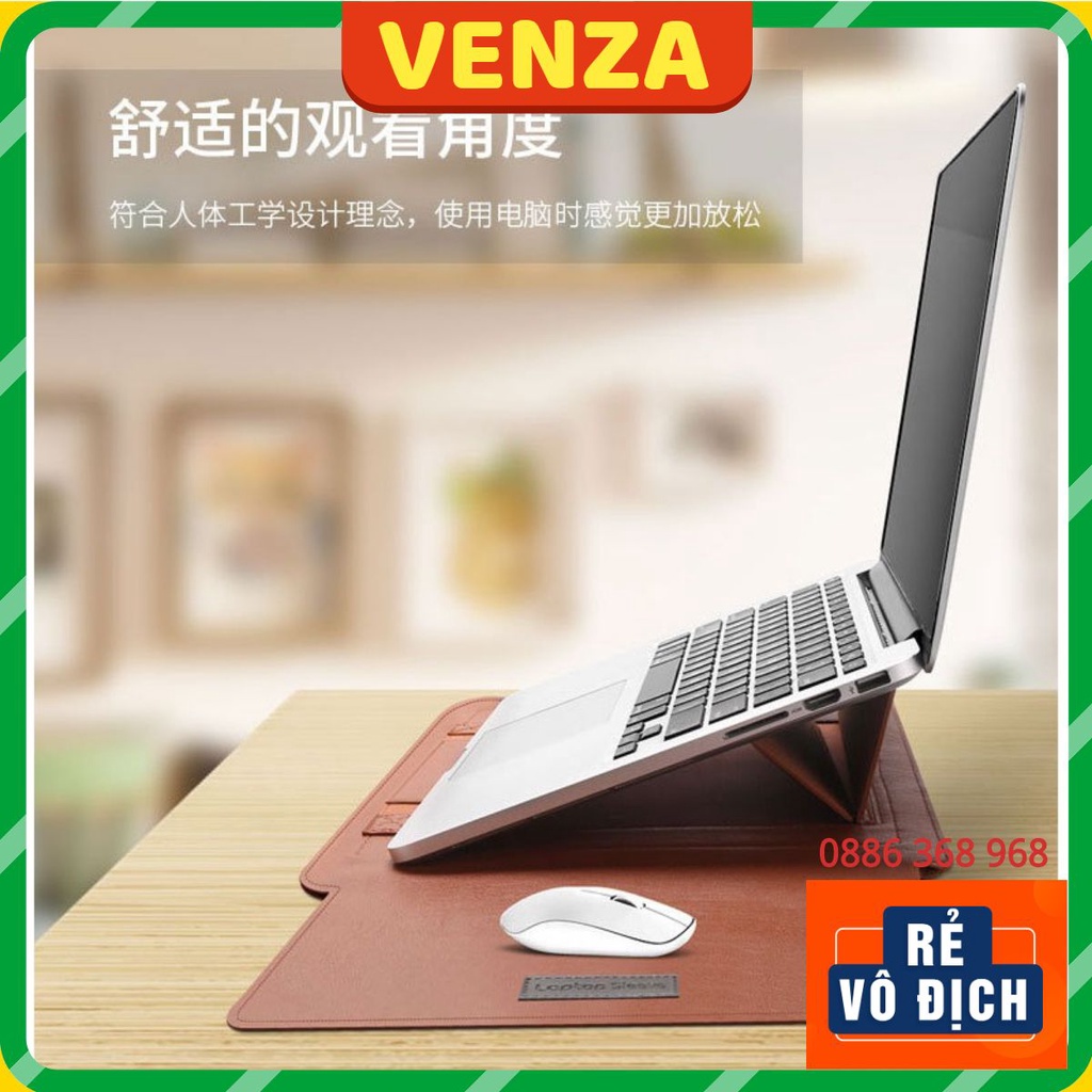 ✅{Mua 1 lời 4} Túi chống sốc Laptop Macbook đa năng kết hợp tản nhiệt tốt, chống va đập bảo vệ máy tính