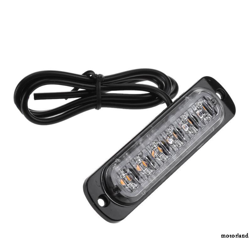 Đèn Led thanh cảnh báo 6 bóng 12V-24V DC trong suốt 333mA bằng nhựa chất lượng cao | BigBuy360 - bigbuy360.vn