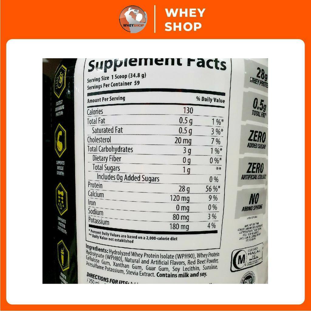 Sữa dinh dưỡng tăng cơ Nutrabolics Hydropure 4.5Lbs - WHEYSHOP