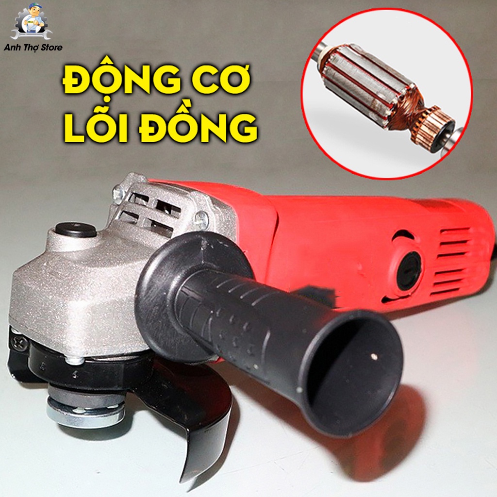 Combo Máy Cắt, Máy Mài Góc Aotuo + Lưỡi cưa xích Chain Saw, tra dầu tự động