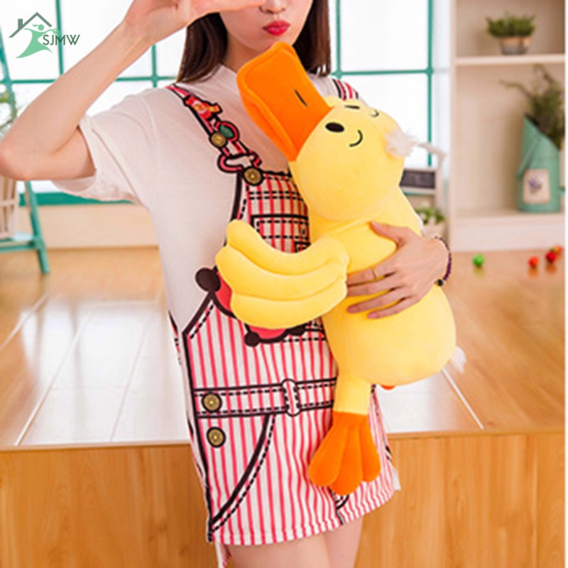 Đồ chơi nhồi bông Hình Con Vịt Màu Vàng Siêu Mềm 40cm/15.7in