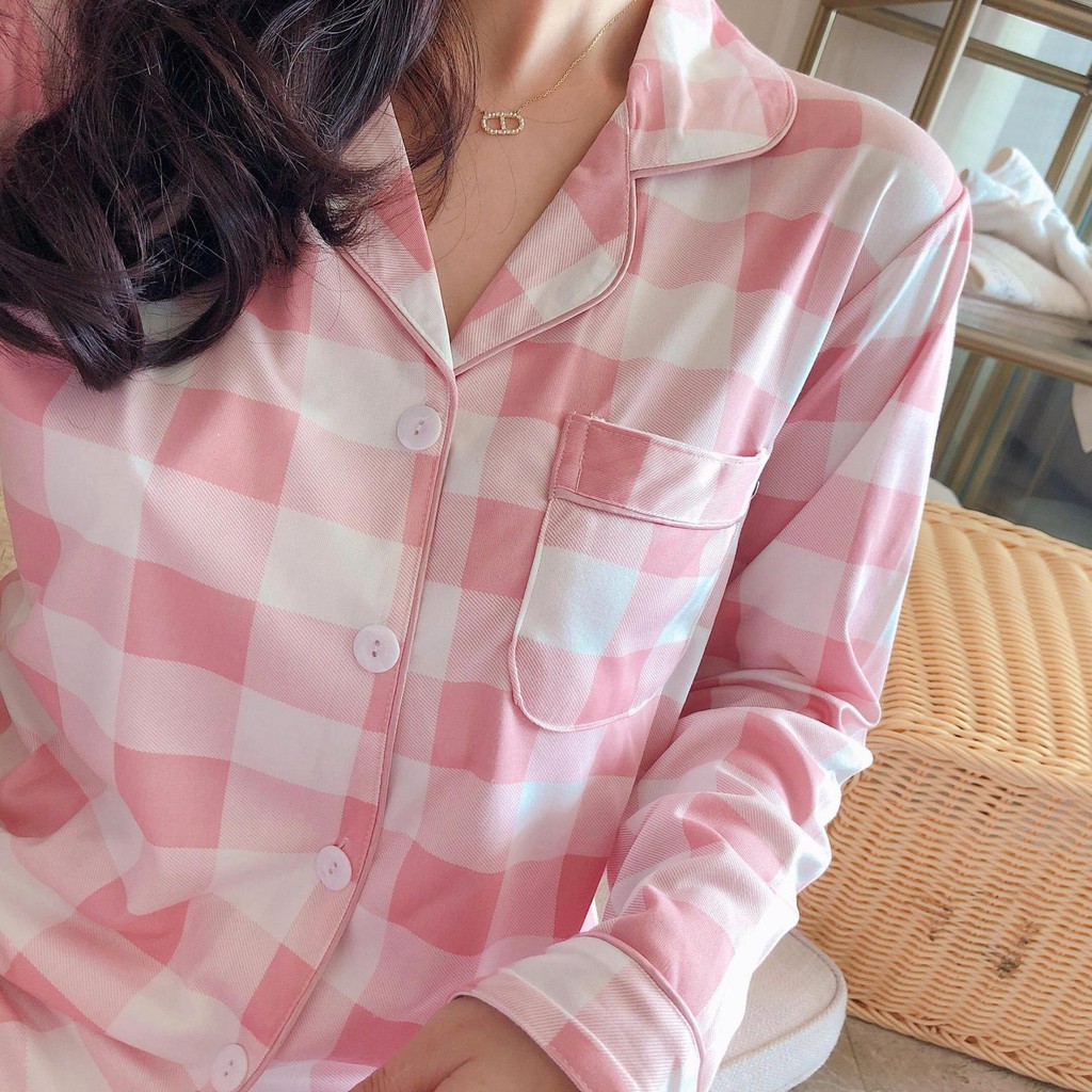 Bộ pijama dài tay nữ dày dặn họa tiết dễ thương BD06 | BigBuy360 - bigbuy360.vn