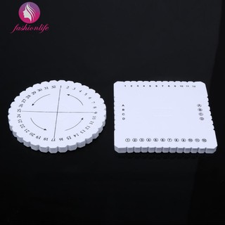🌸(FA)2Pcs Round Square Kumihimo Disc Macrame Braided Cord String Bracelet Handma