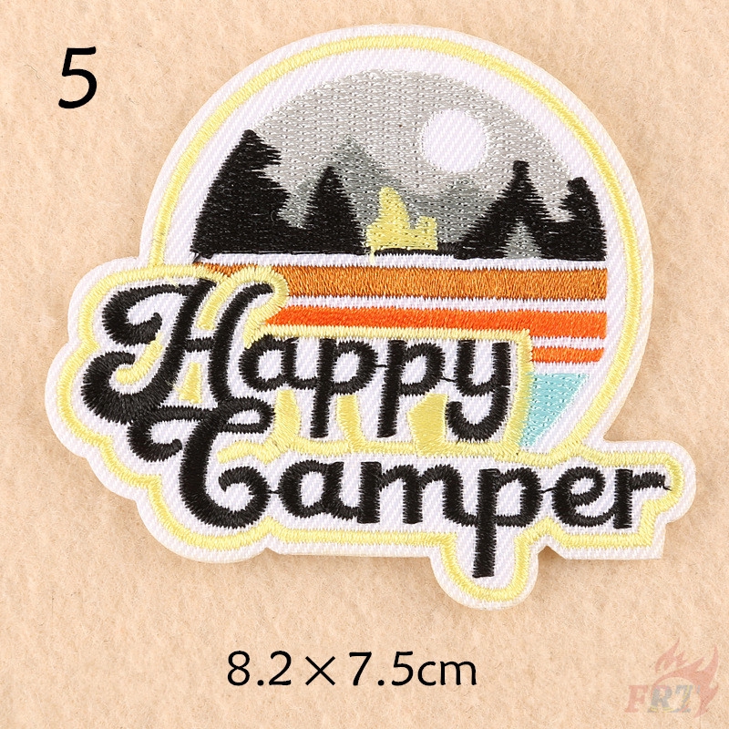 Miếng dán quần áo hình thiên nhiên（☸ Outdoor - Happy Camper Patch ☸ ）