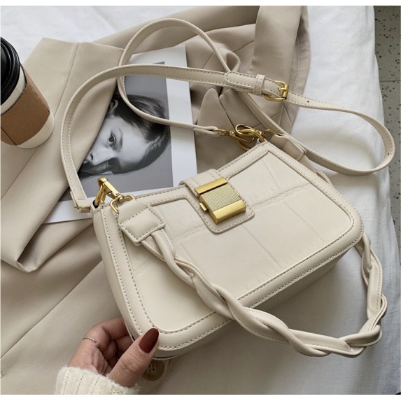 Túi da vân sần đeo chéo, đeo vai S029