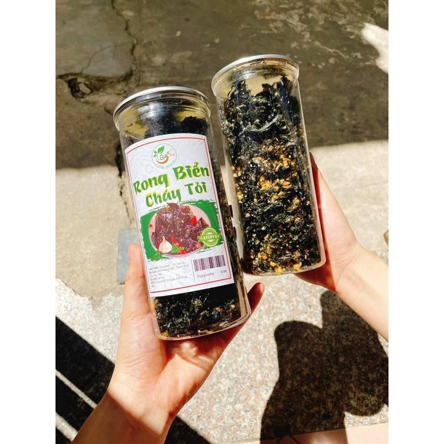 Rong Biển Cháy Tỏi Hũ 200gr Thơm Ngon