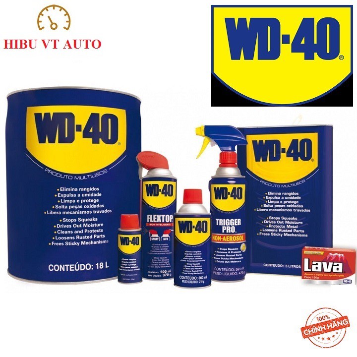 Chai xịt Bôi trơn Làm sạch Thẩm thấu Chống ẩm WD-40 Multi-Use Product 191ml