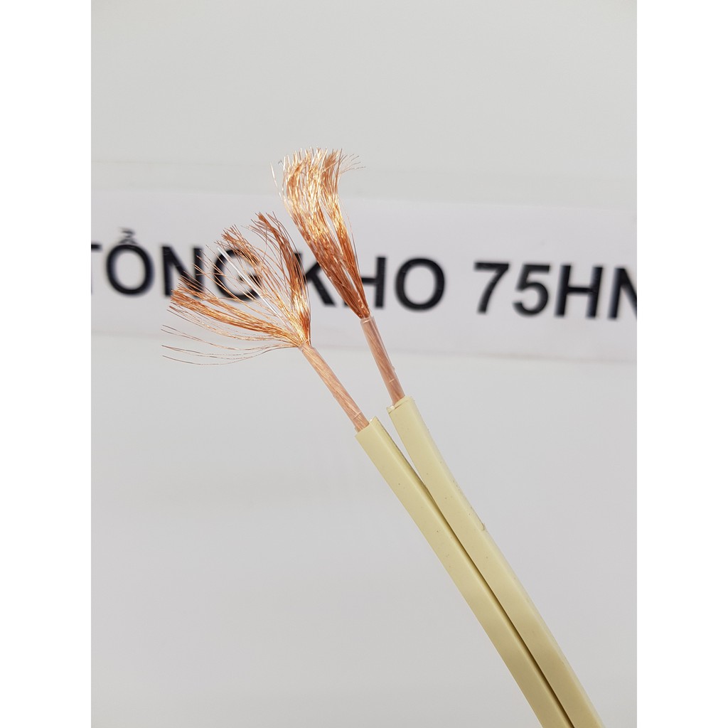 30M Dây loa Monster XP Dây màu trắng 2 lõi 240 sợi_ 2 lõi*1.5mm đồng nguyên chất