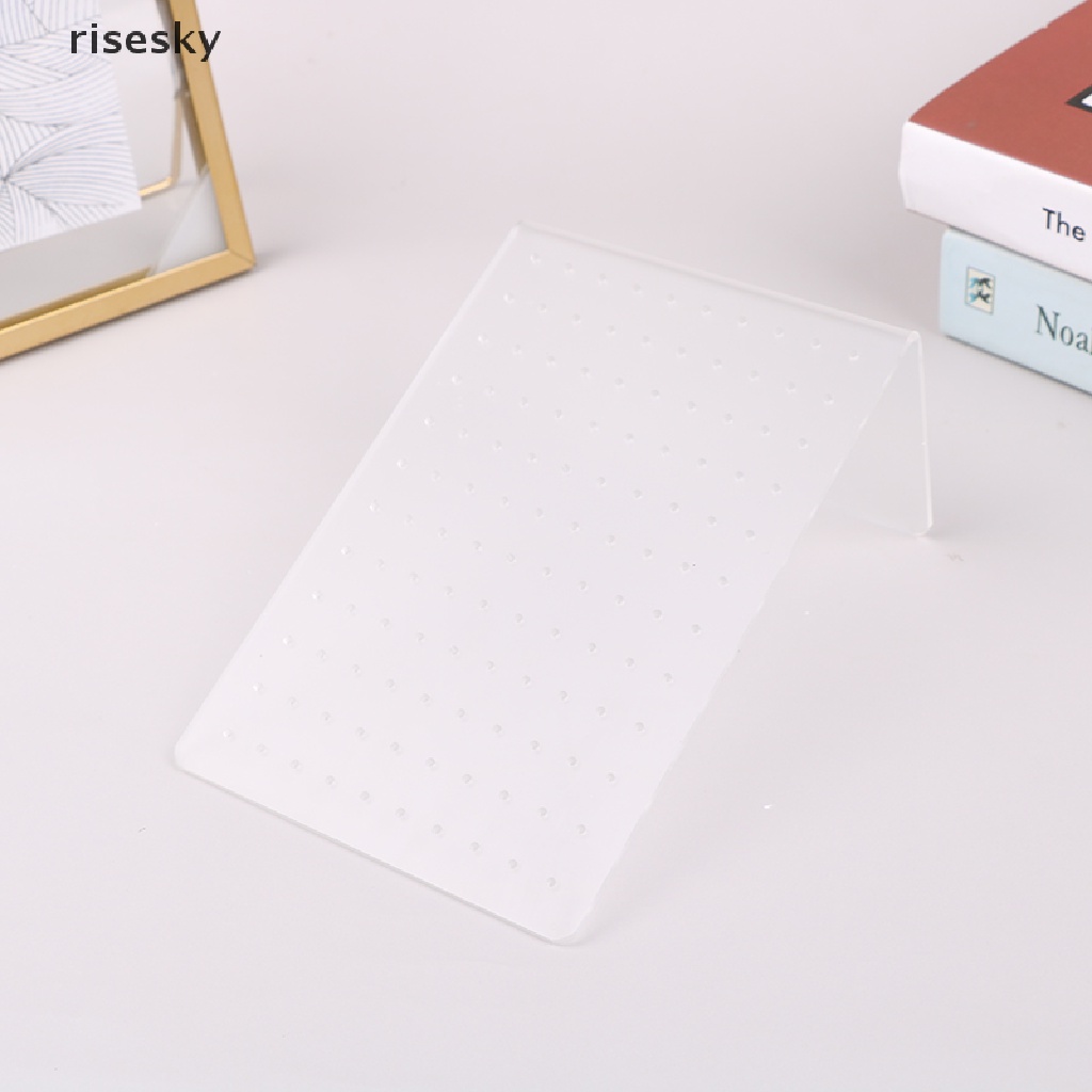 Giá Đỡ Trưng Bày Bông Tai 120 Lỗ Chất Liệu Acrylic ♨Trên đó