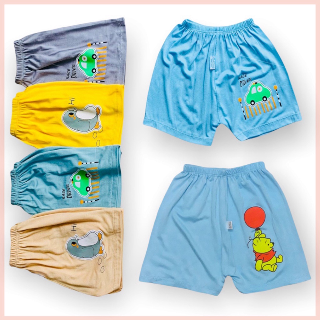 quần đùi cho bé LILIKIDS cho bé trai bé gái quần đùi chục chất thun lạnh mềm mát QC05.1