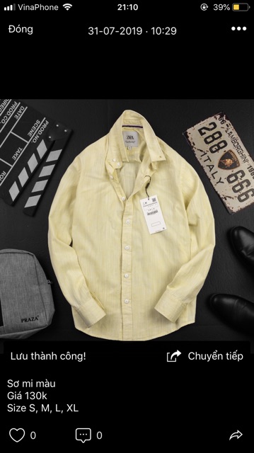 ÁO SƠ MI TRƠN ZARA.