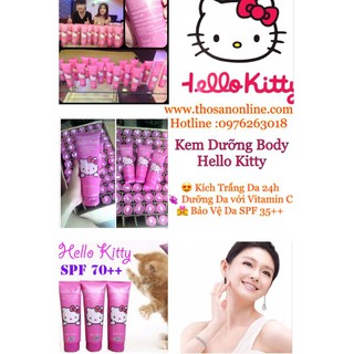 Kem Dưỡng Trắng Body Hello kitty