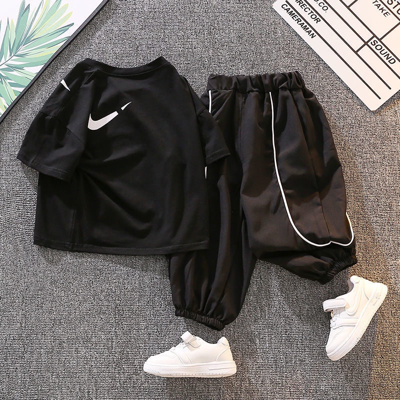 Áo Thun Hip Hop Tay Lửng Cổ Tròn Phong Cách Phương Tây Cho Bé 3-12 Tuổi