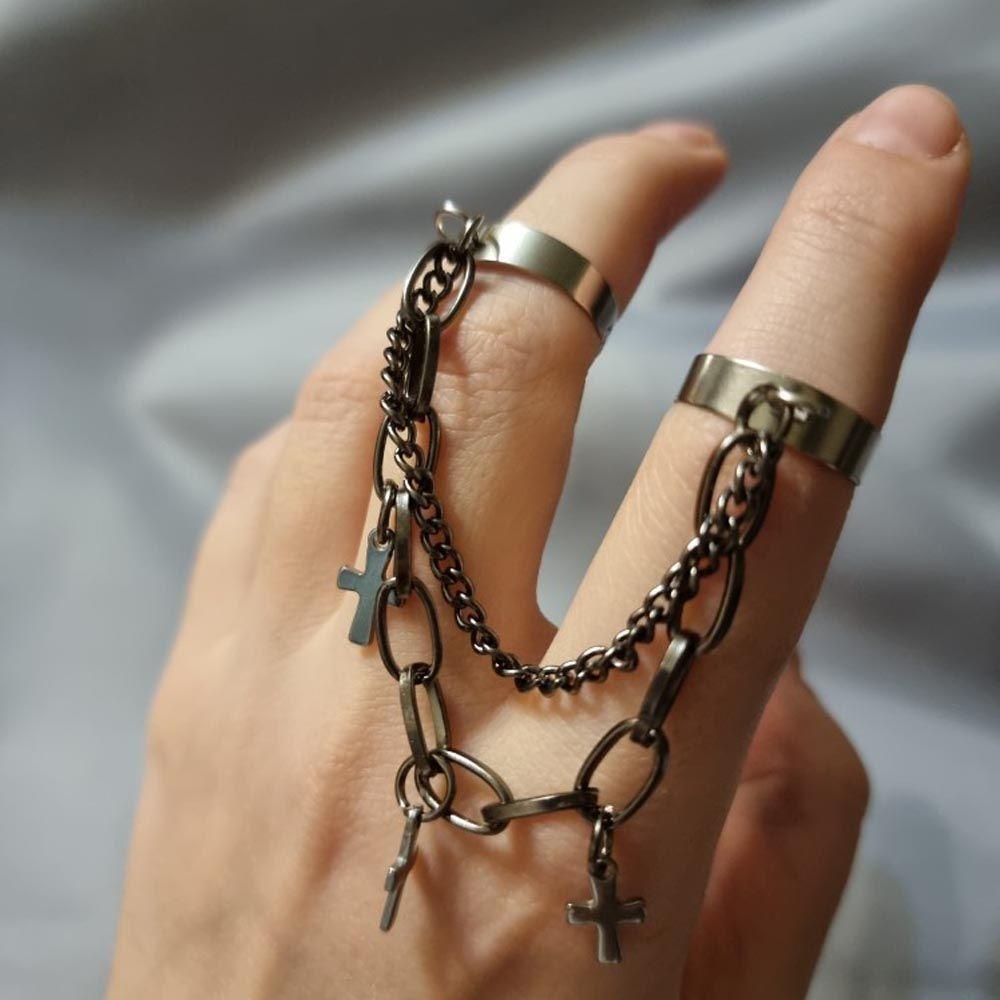 Nhẫn Hở Nhiều Lớp Phong Cách Punk Cổ Điển Thời Trang Cho Nam Và Nữ