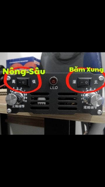 Máy kích điện tử 12 sò - băm xung 12v