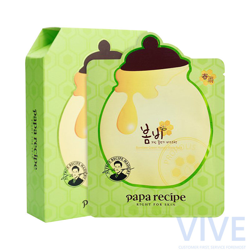 Mặt nạ
 Papa Recipe Bombee Honey Mask (10 Sheets)/purple/yellow/black/whitening/green/red