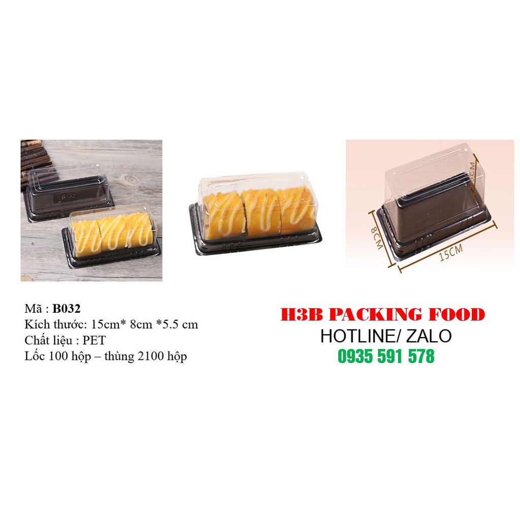 Hộp nhựa  B032/ 100 hộp