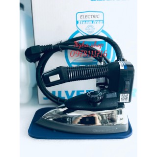 BÀN ỦI HƠI NƯỚC CÔNG NGHIỆP SILVER STAR XANH CHÍNH HÃNG (BÌNH TREO)