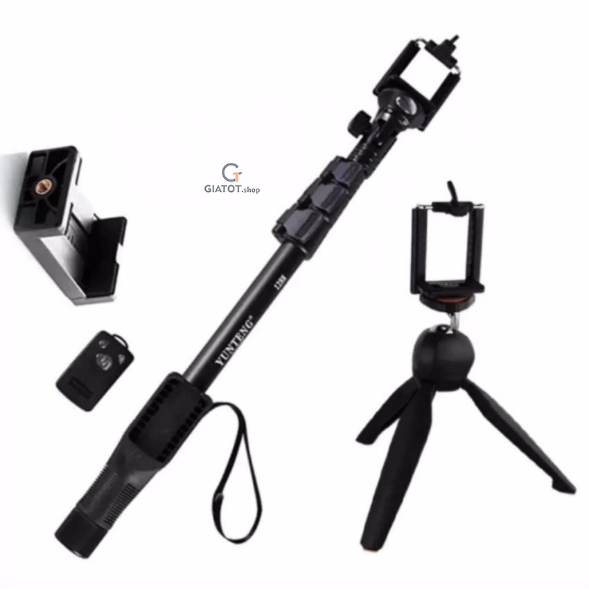 Các loại chân máy ảnh Tripod, gậy 3 chân, 3110,3120,tripod 2.1m, yunteng,...dành cho điện thoại, máy ảnh