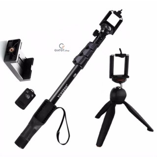 Combo Gậy chụp hình bluetooth và Tripod chính hãng Yunteng cao cấp